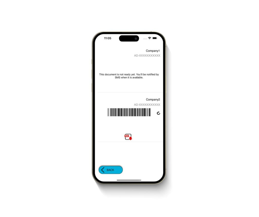 ASD Smartline - Screenshot - iPhone - Barcode