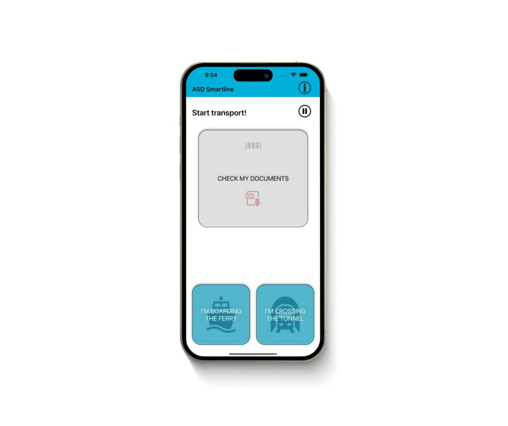 ASD Smartline - Screenshot - iPhone - Start Transport